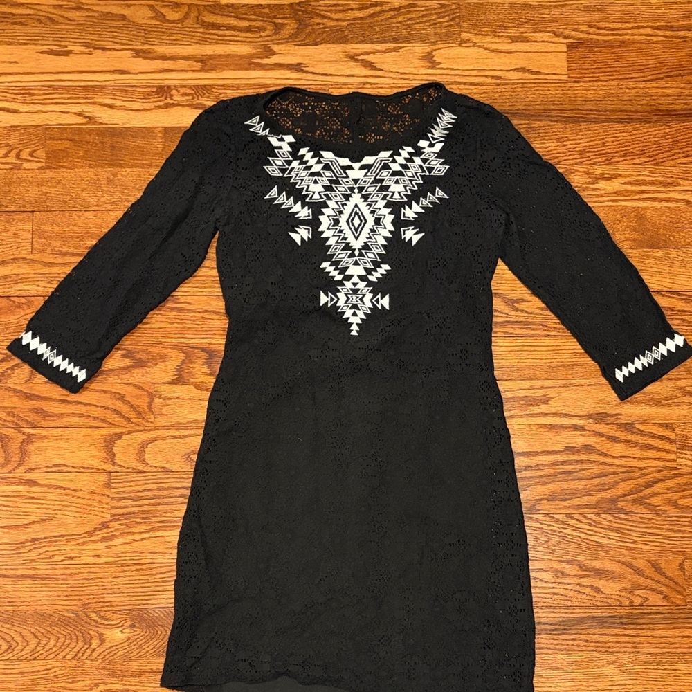 Express Black Lace Dress